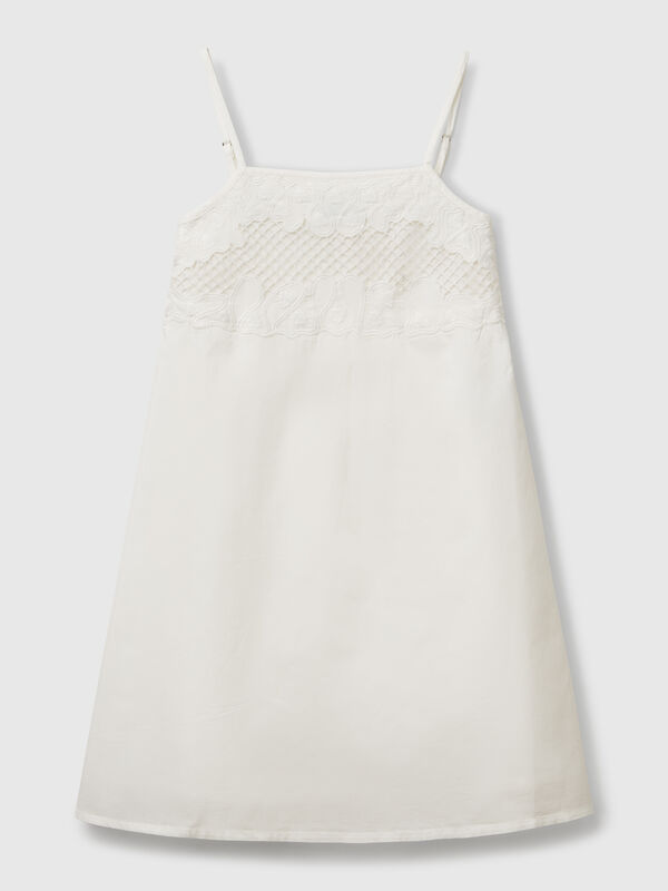 Dress with embroidered top Junior Girl