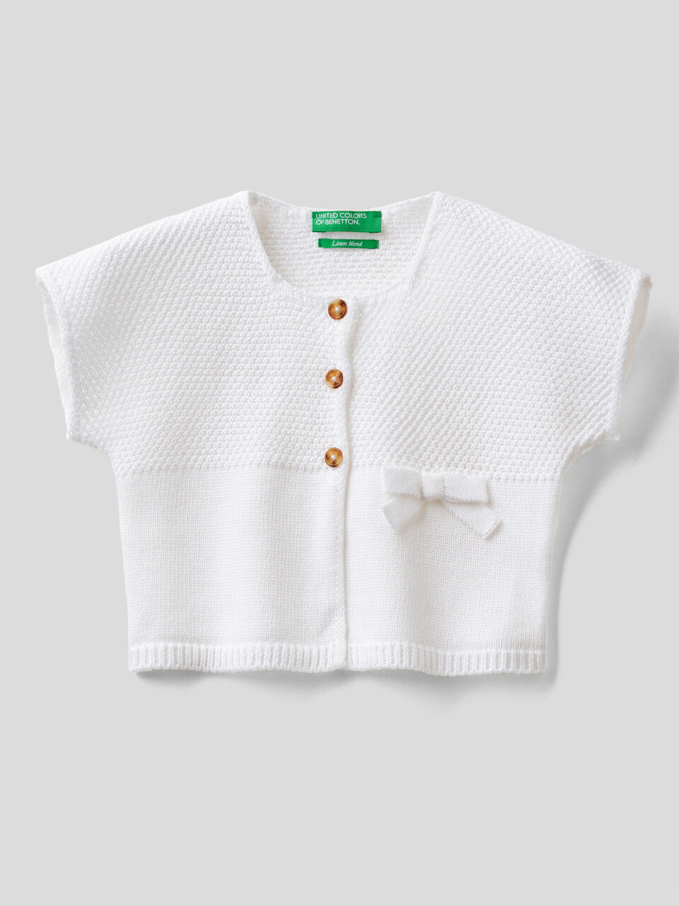 Light short sleeve cardigan image number 1