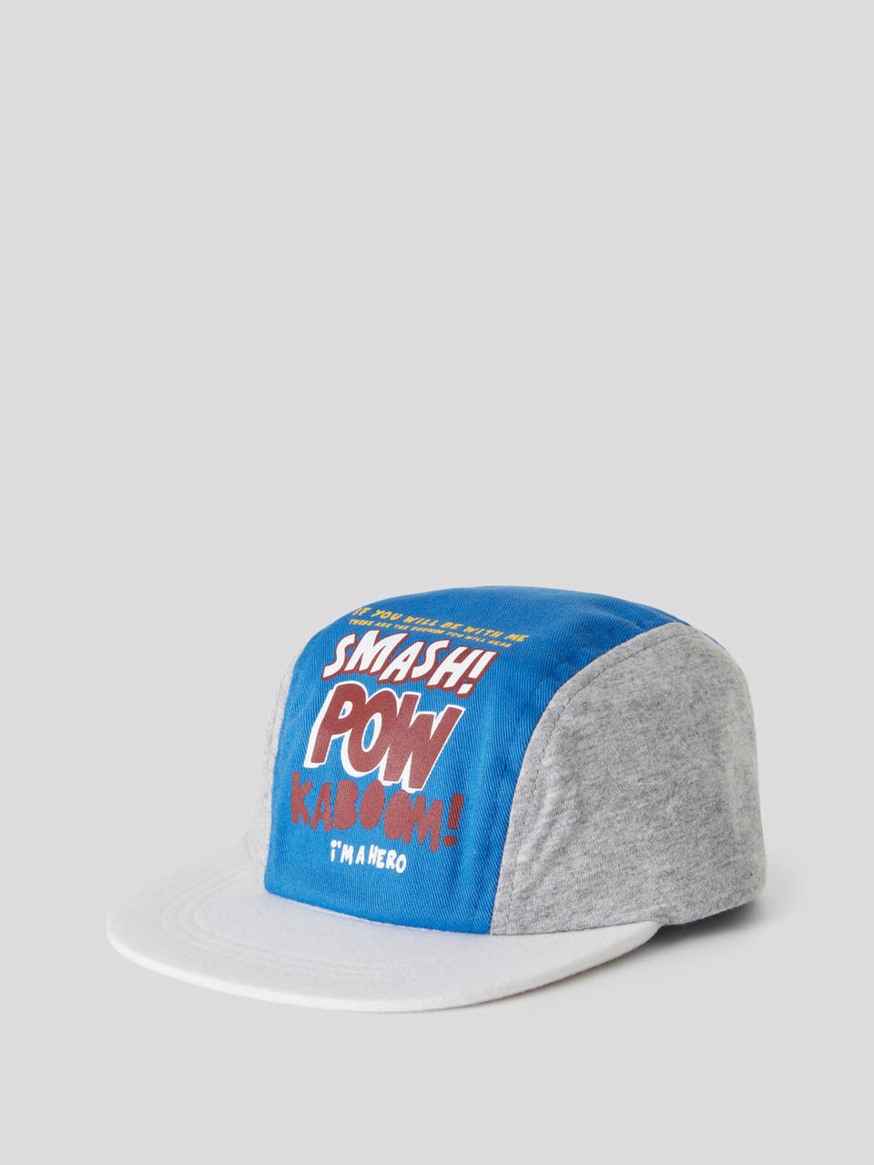 Color block cap in 100% cotton image number 1