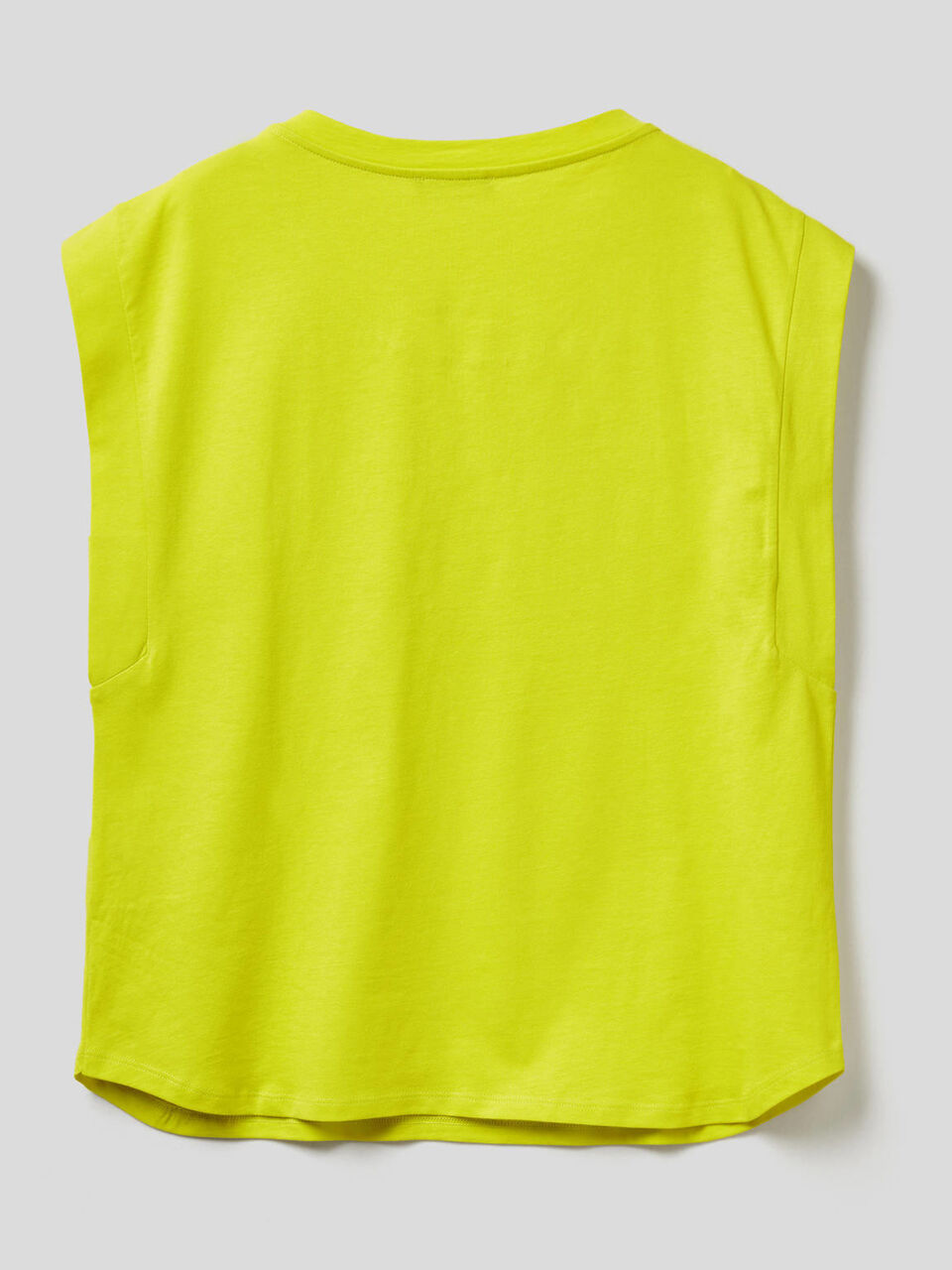 Cotton t-shirt with cap sleeves image number 2