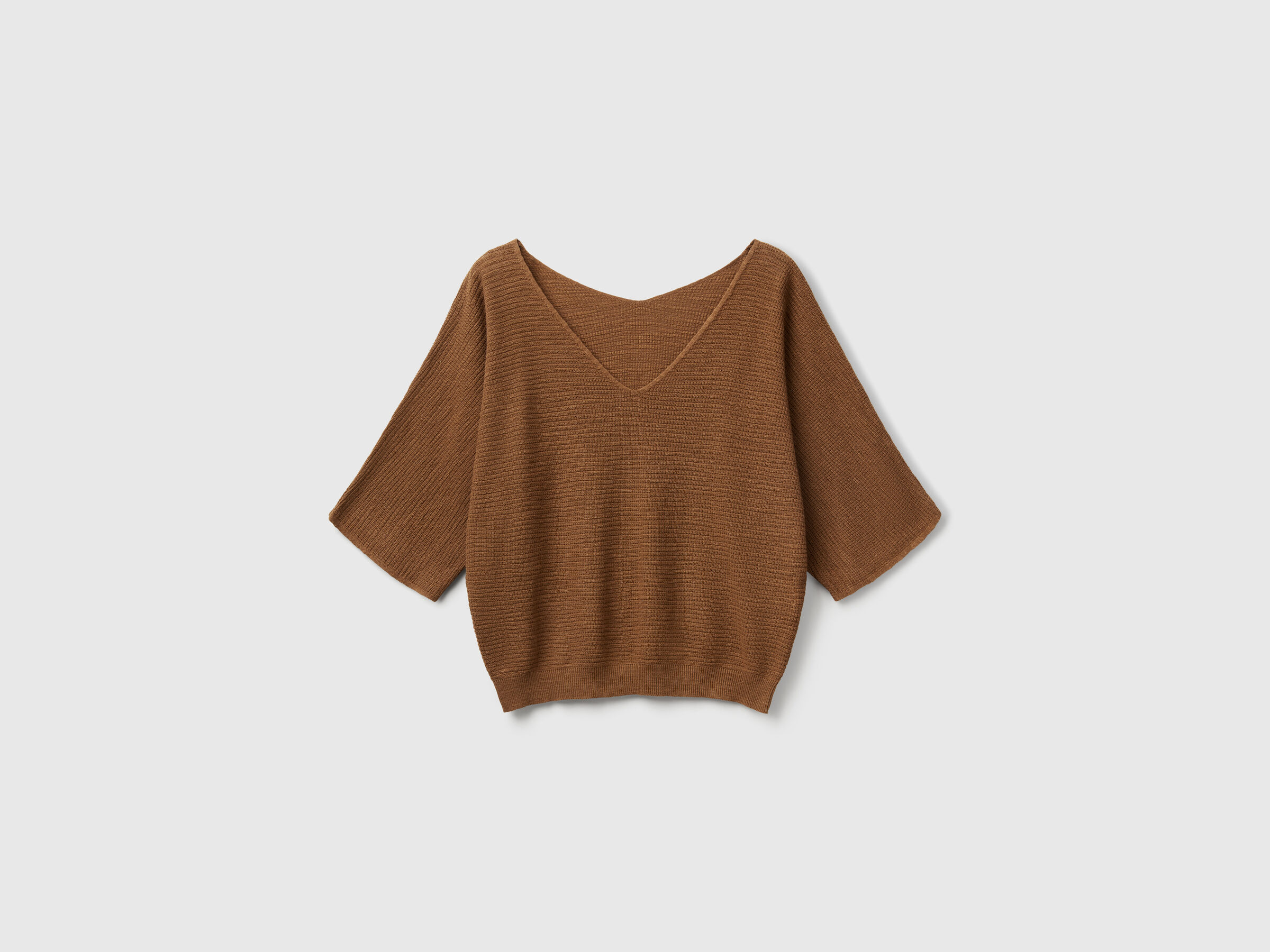 V NECK SWEATER H/S Women image number 3