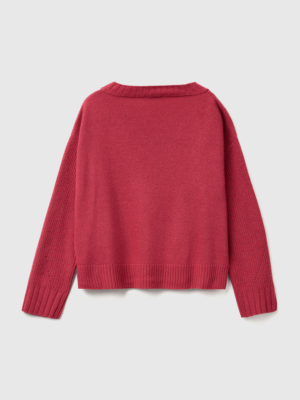 V NECK SWEATER L/S Women image number 2