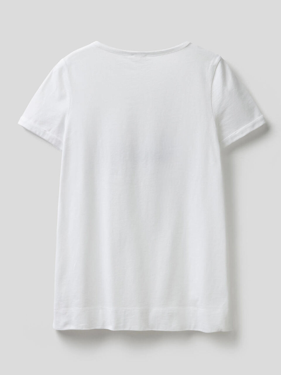 T-shirt with embroidered text image number 2