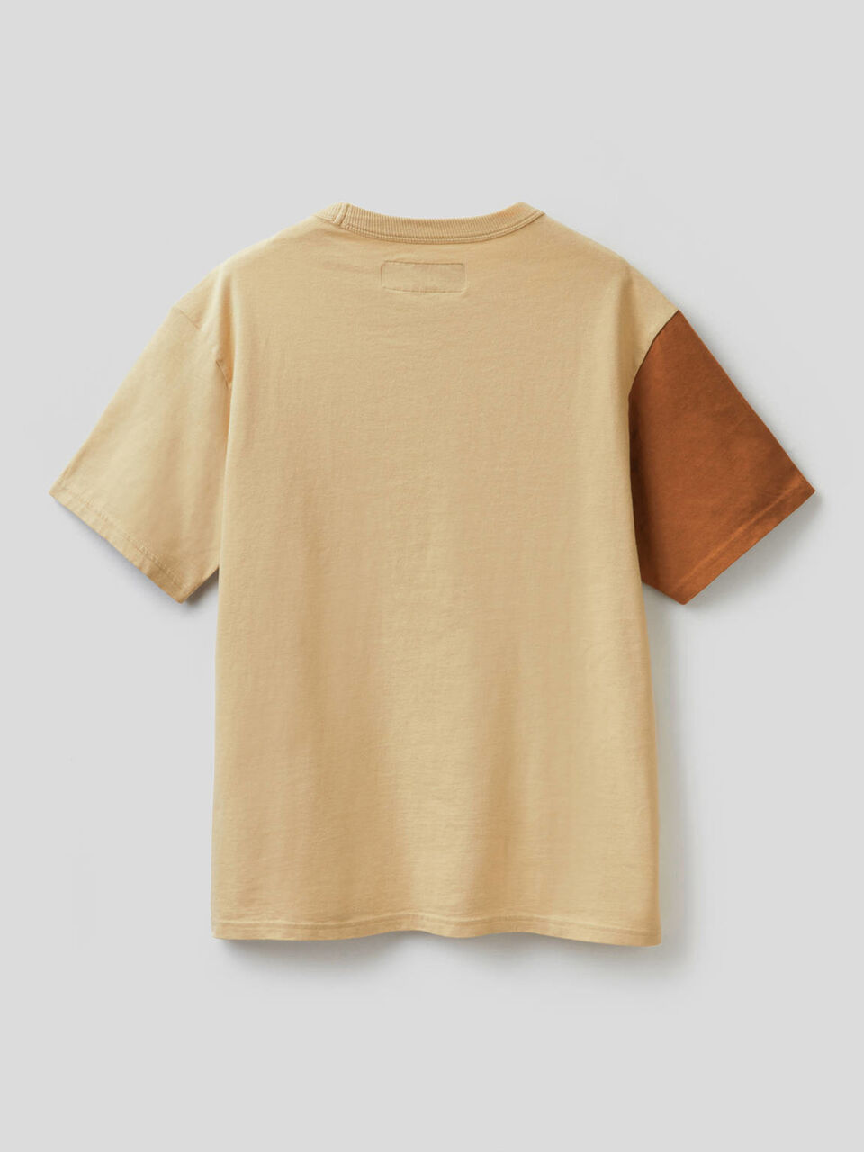 Color block short sleeve t-shirt image number 2