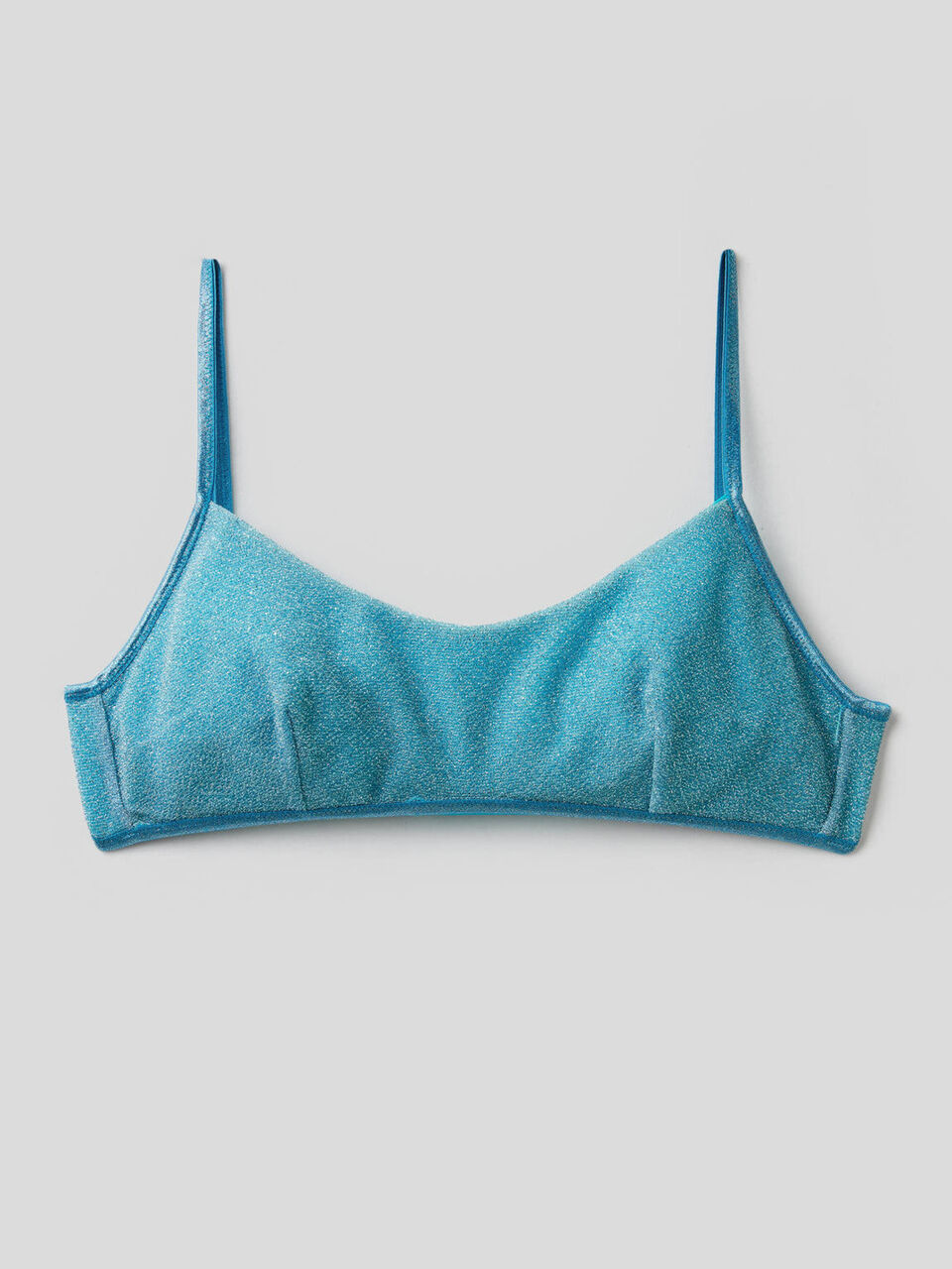 Brassiere swimsuit with lurex image number 1