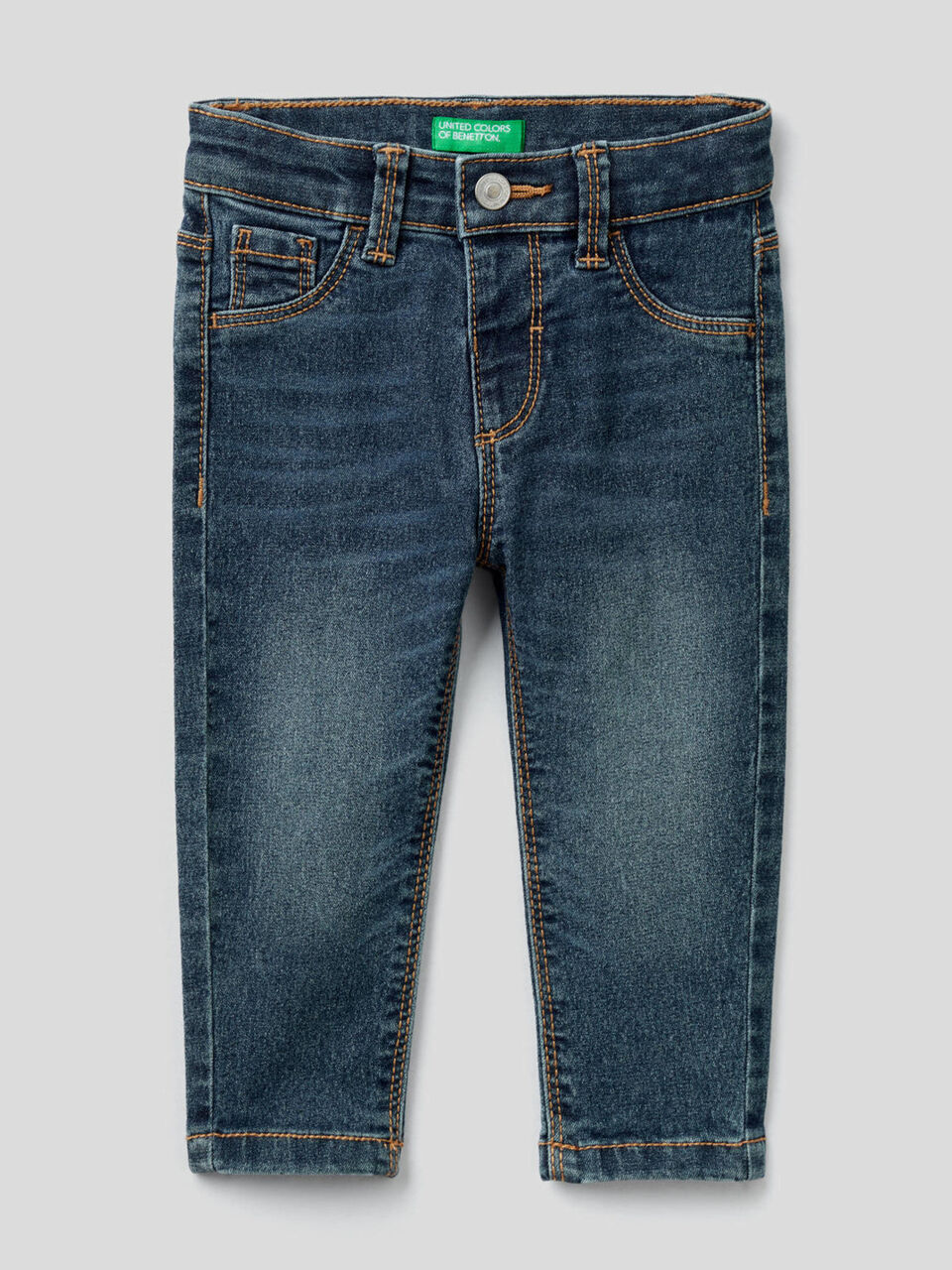 Skinny fit jeans in stretch cotton blend image number 1
