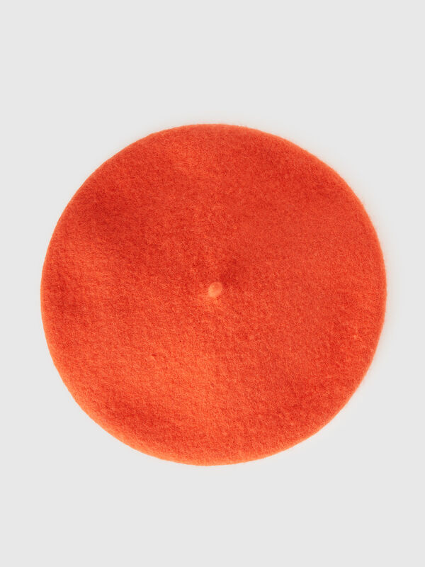 Classic beret in wool blend Women