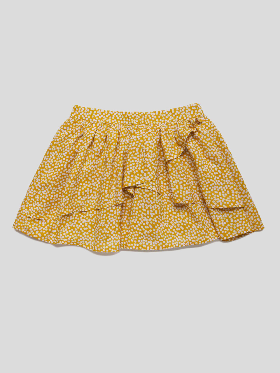 Printed skirt with frills image number 1
