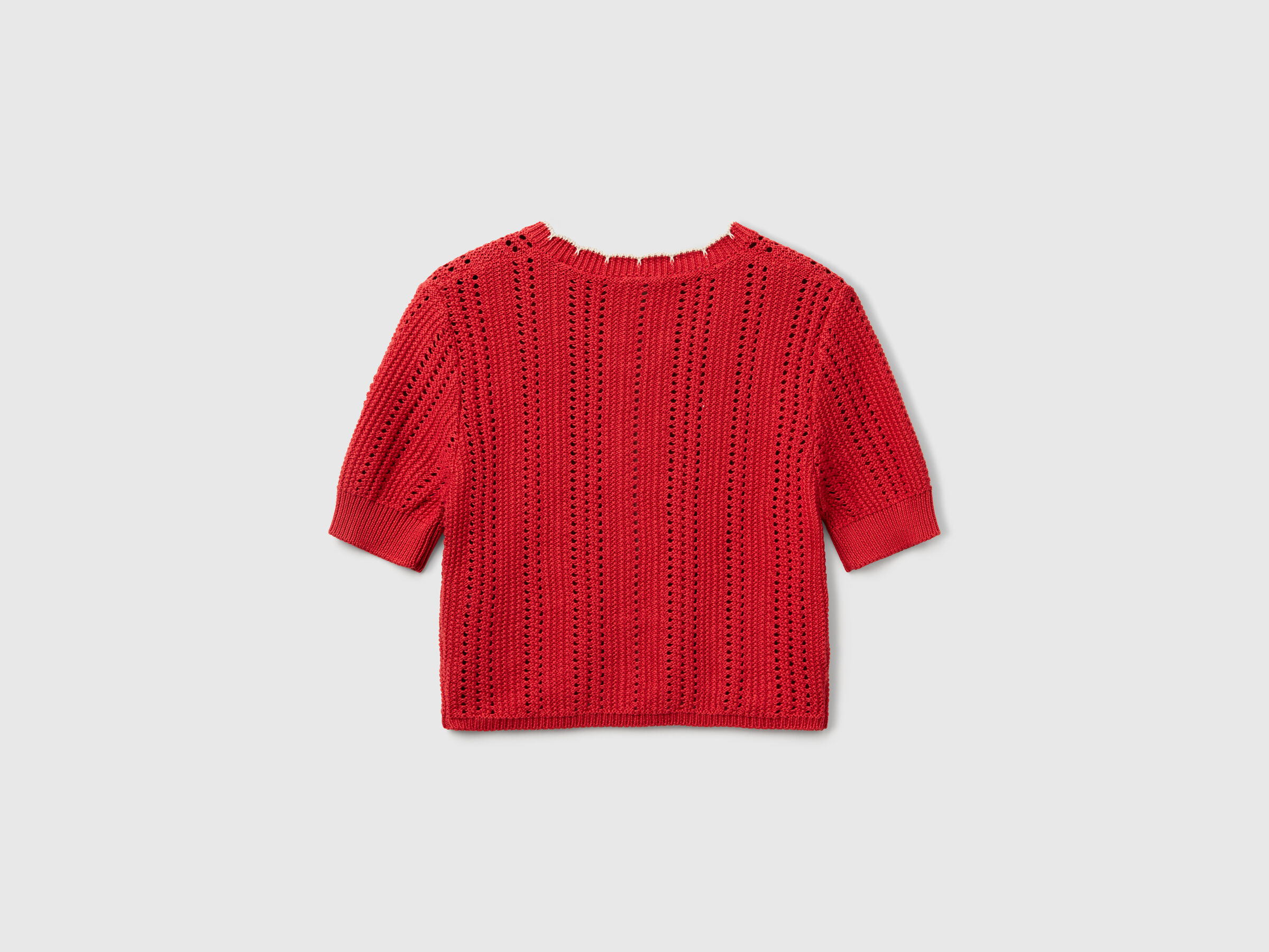 BUTTONED SWEATER H/S Women image number 4