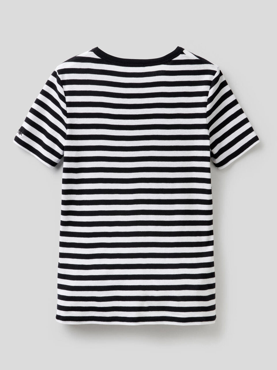 Crew neck striped t-shirt image number 2