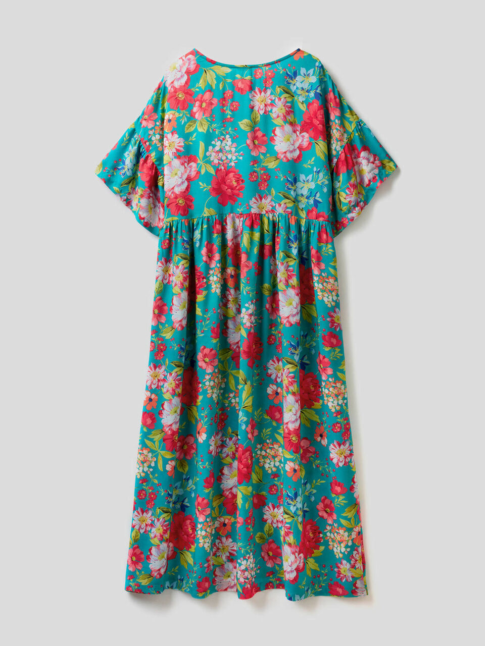 Patterned beach cover-up dress image number 2