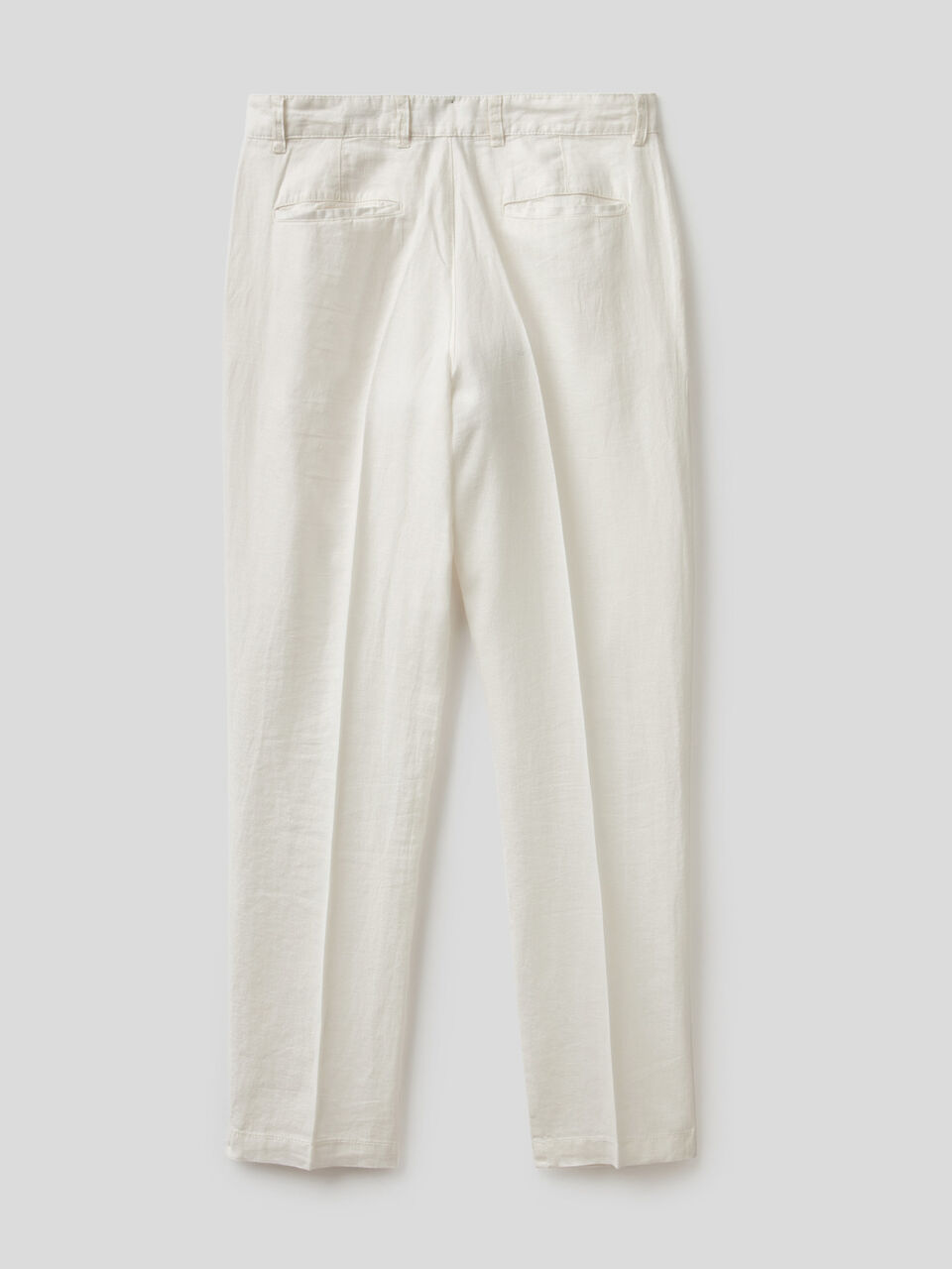 Chinos in pure linen image number 2