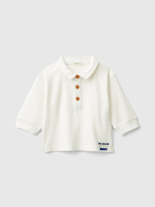 Polo with patch on the back New Born (0-18 months)