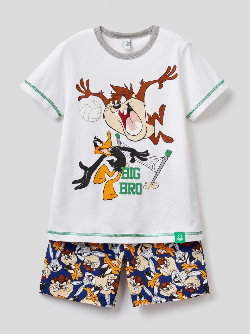 Short pyjamas with Looney Tunes print image number 1