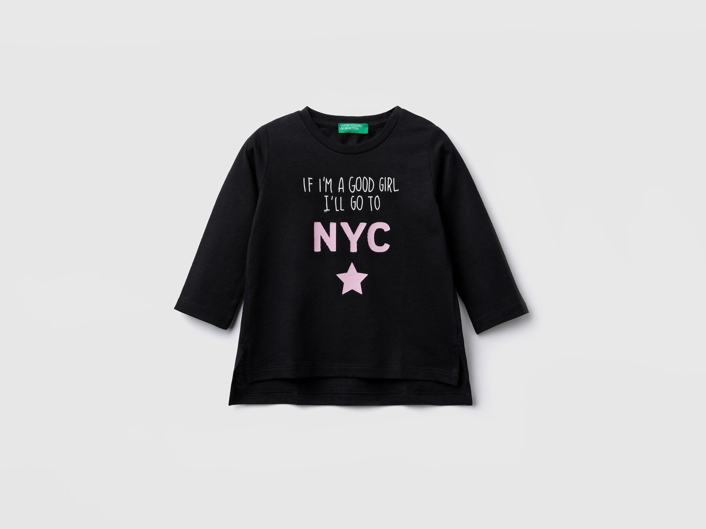 T-shirt with print and slits image number null
