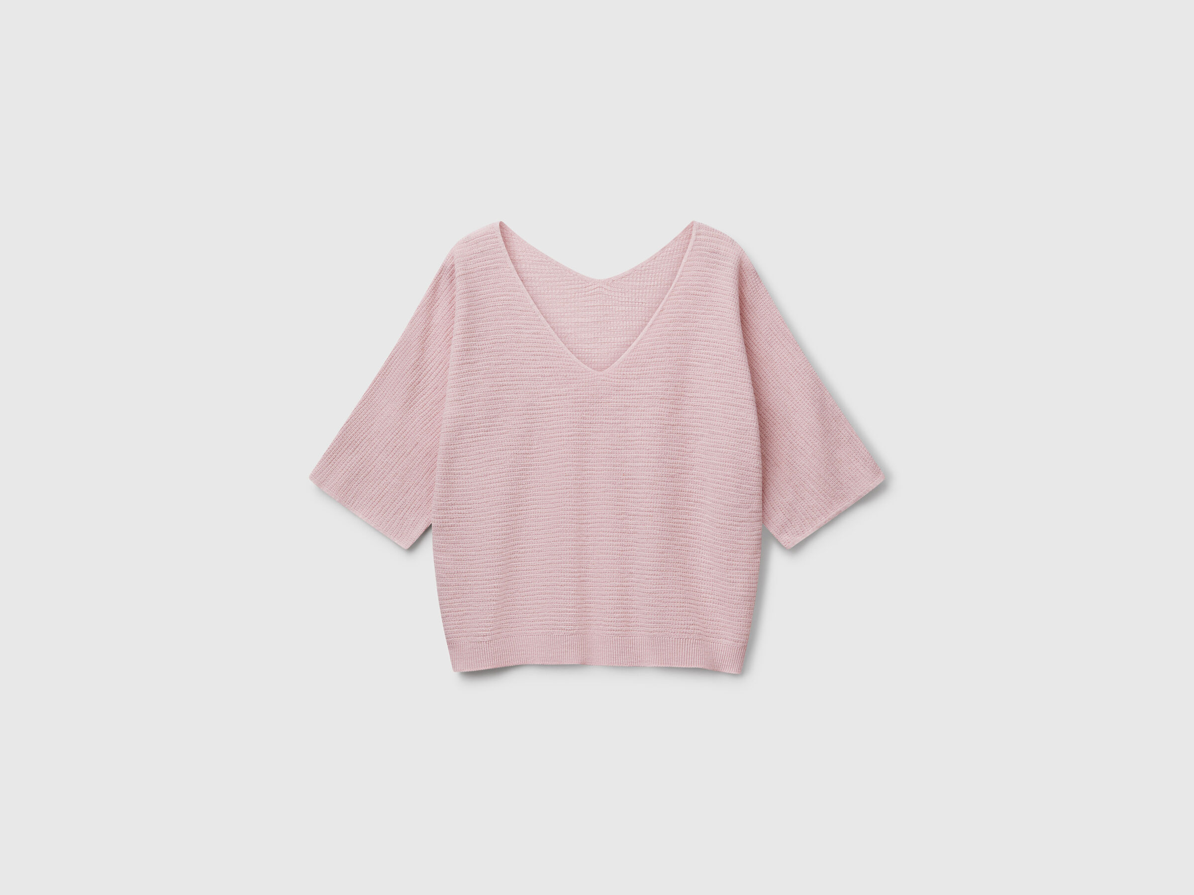 V NECK SWEATER H/S Women image number 4
