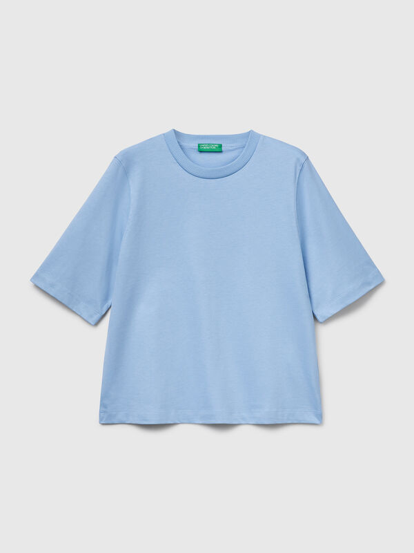 100% cotton boxy fit t-shirt Women