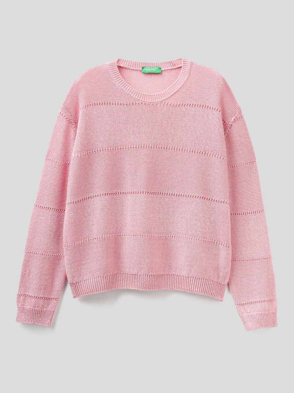 Sweater with lurex thread image number 1
