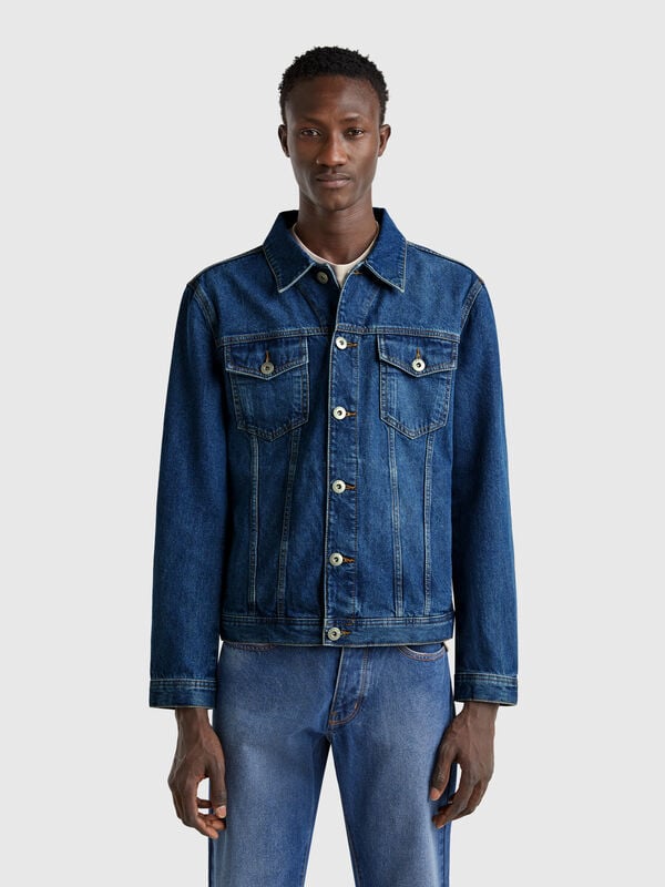 Regular fit jean jacket Men