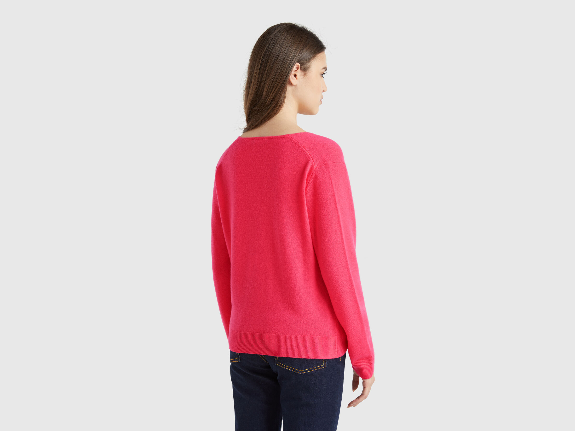 V NECK SWEATER L/S Women image number 1