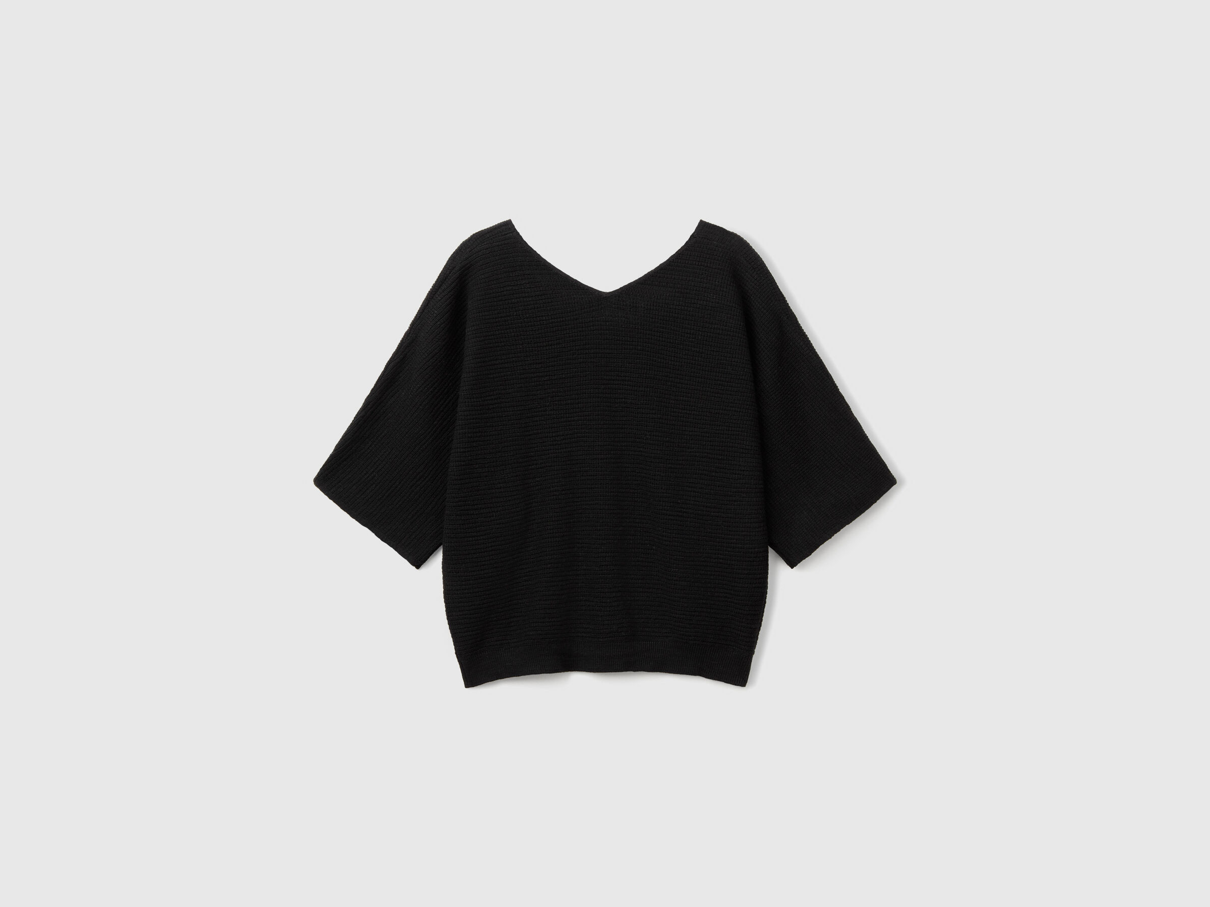 V NECK SWEATER H/S Women image number 4