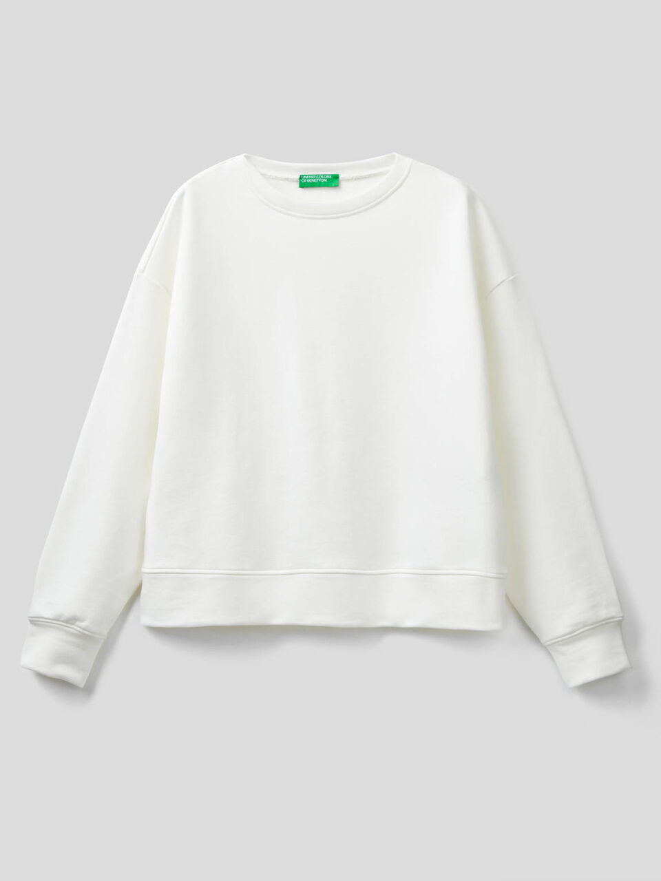 Cotton blend sweatshirt image number 1