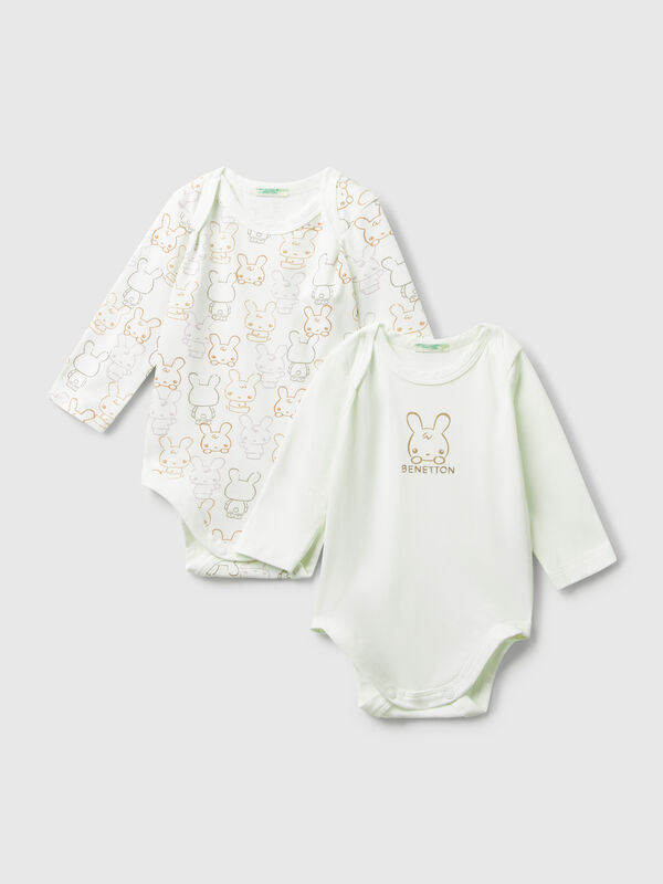 Two long sleeve bodysuits New Born (0-18 months)