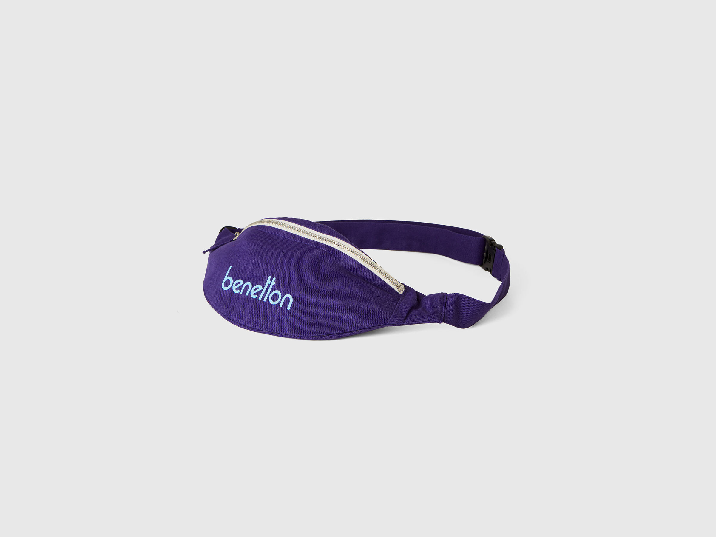 Blue pouch in pure cotton image number 0