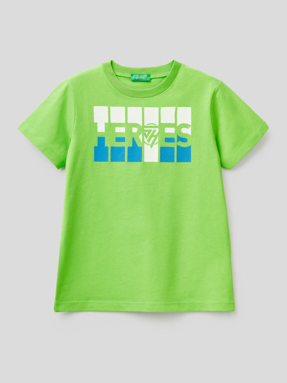 Sweater in cotton with print image number 1