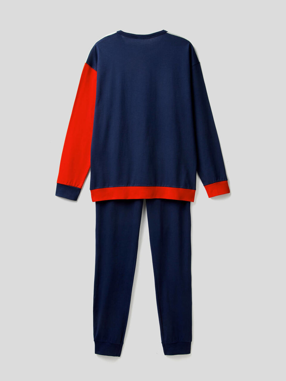 100% cotton color block pyjamas image number 2