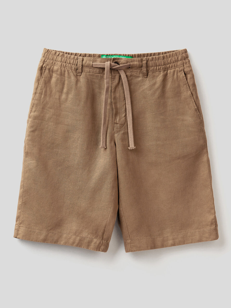 Bermudas in 100% linen image number 1