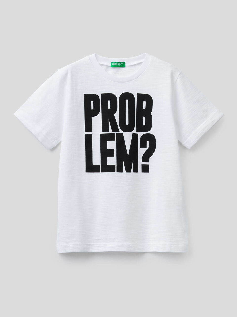 Cotton t-shirt with maxi print image number 1