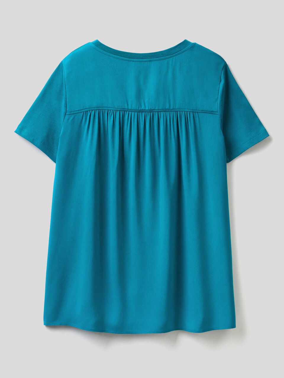 T-shirt with back in viscose image number 2