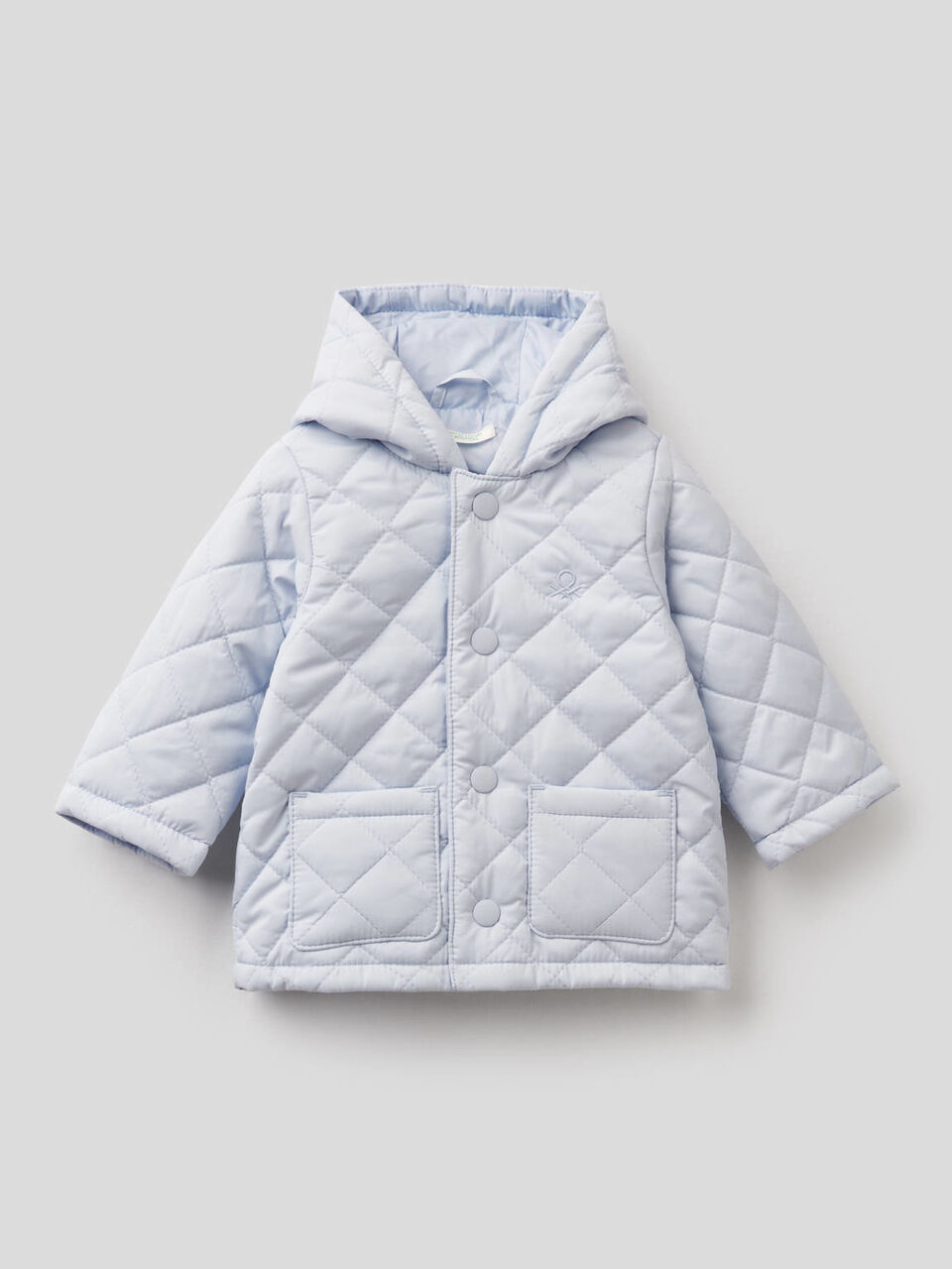 Quilted jacket with hood image number null