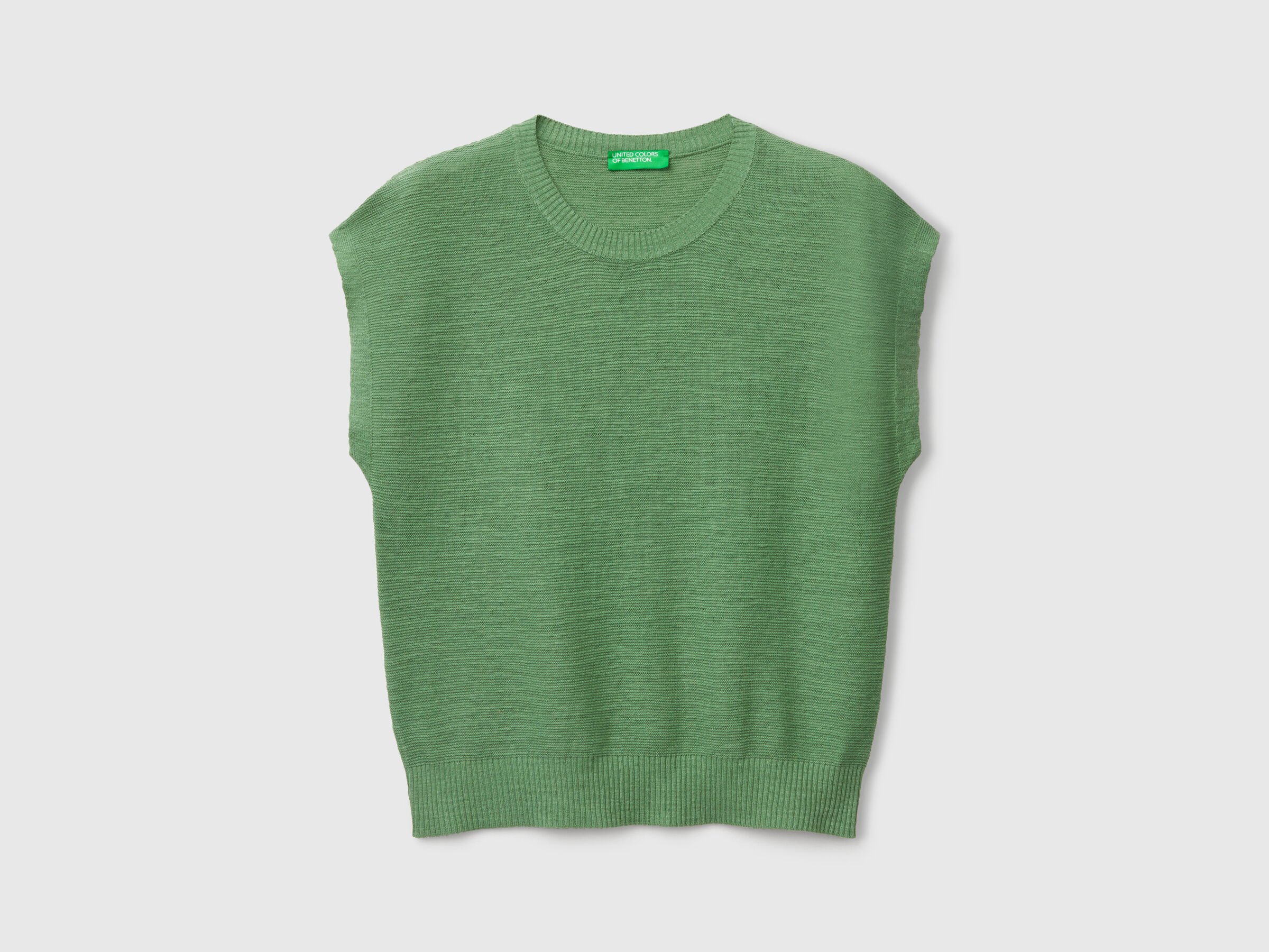 SLEEVELESS SWEATER Women image number 3