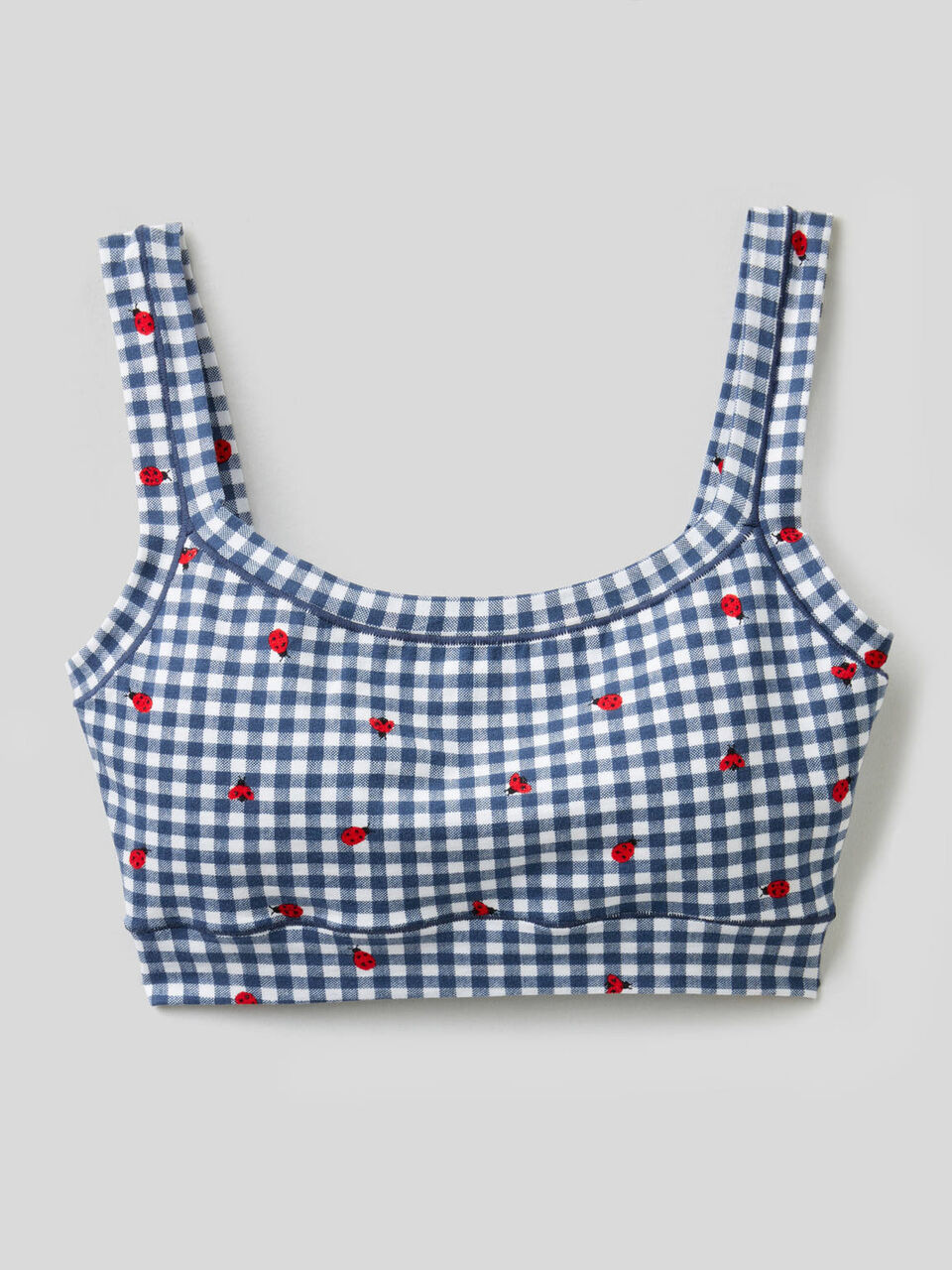 Super stretch patterned bra image number 1