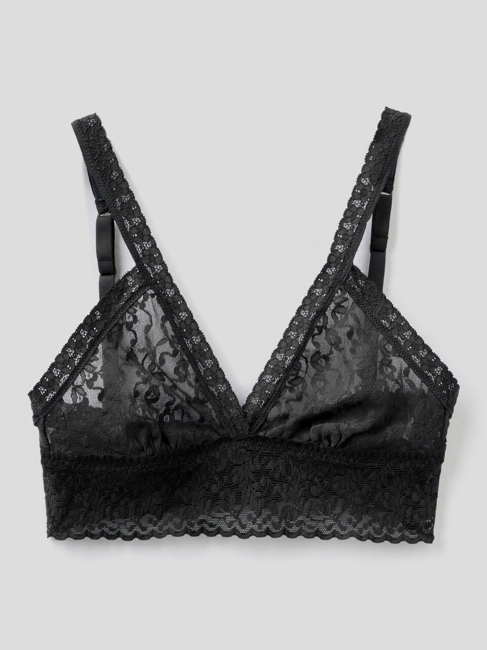 Bralette in sustainable stretch lace image number 1