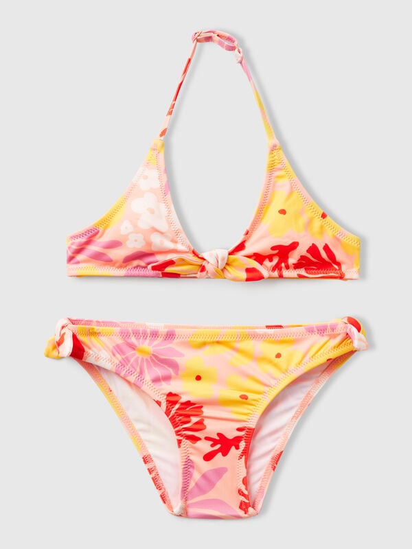 Bikini with floral print Junior Girl