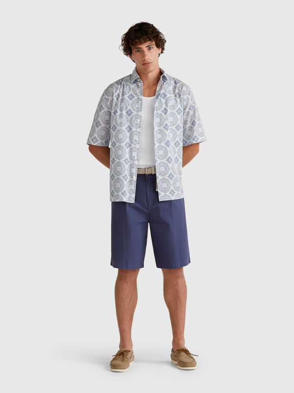 Wide bermudas Men