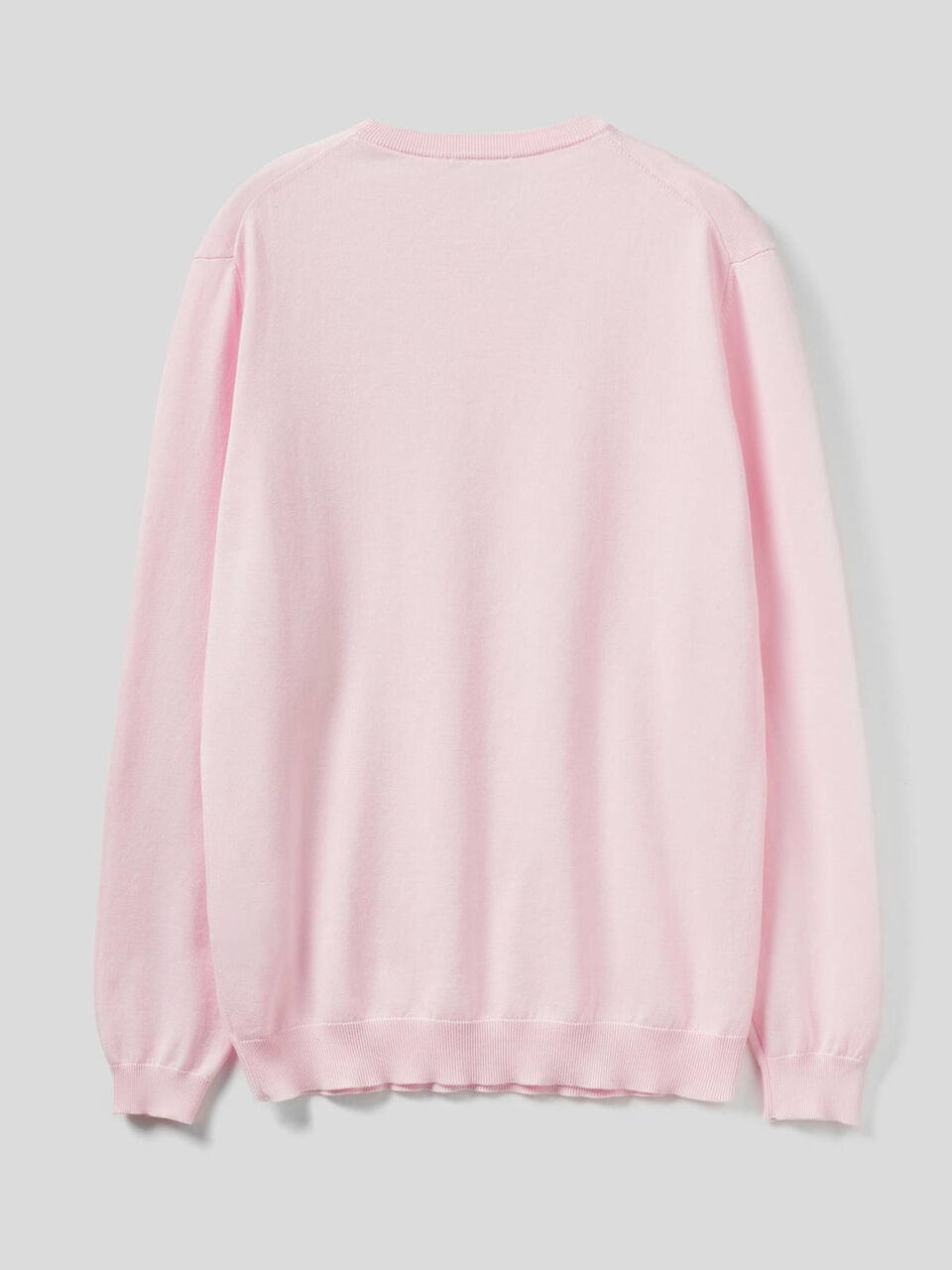 100% cotton crew neck sweater image number 2