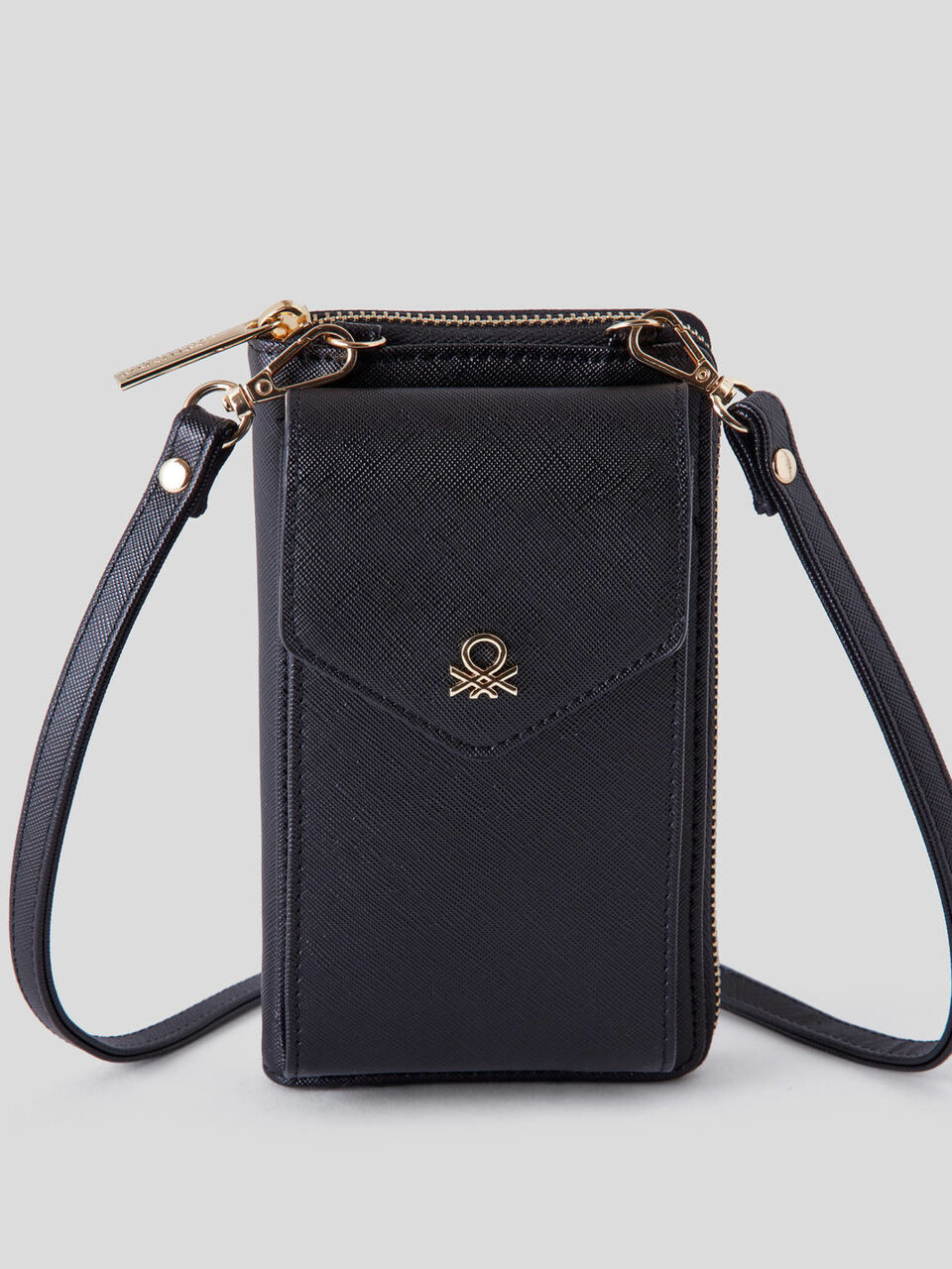 Wallet with crossbody strap image number 1