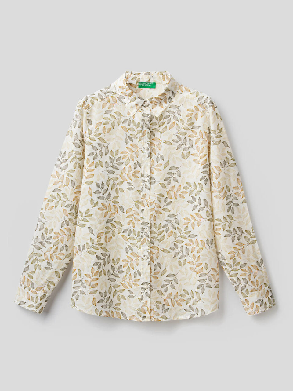 Shirt with allover pattern image number 1