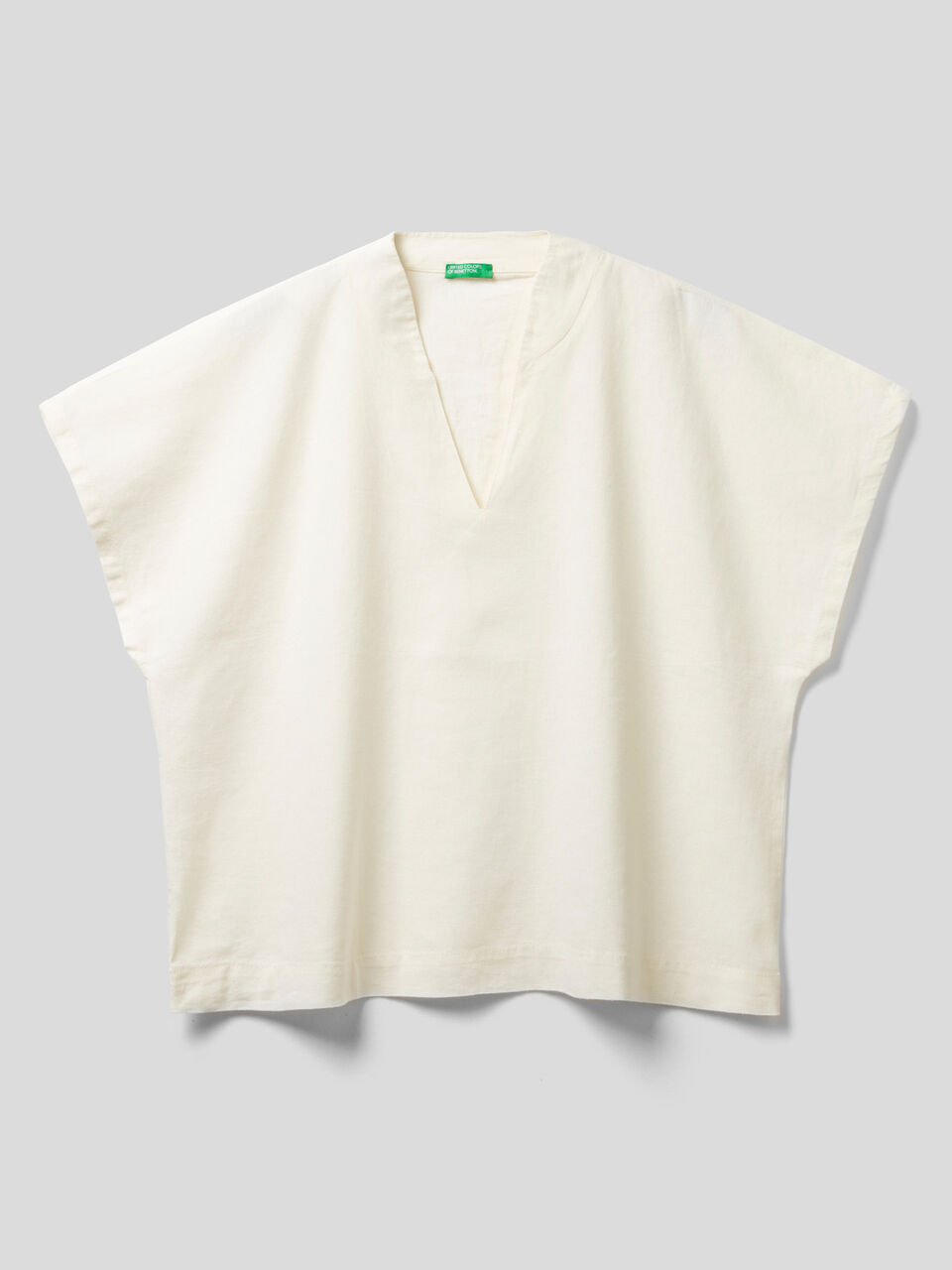 Shirt in viscose blend linen image number 1