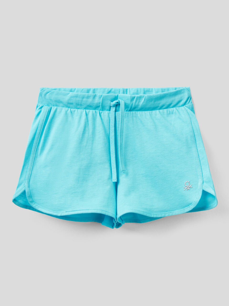 100% cotton runner style shorts image number 1