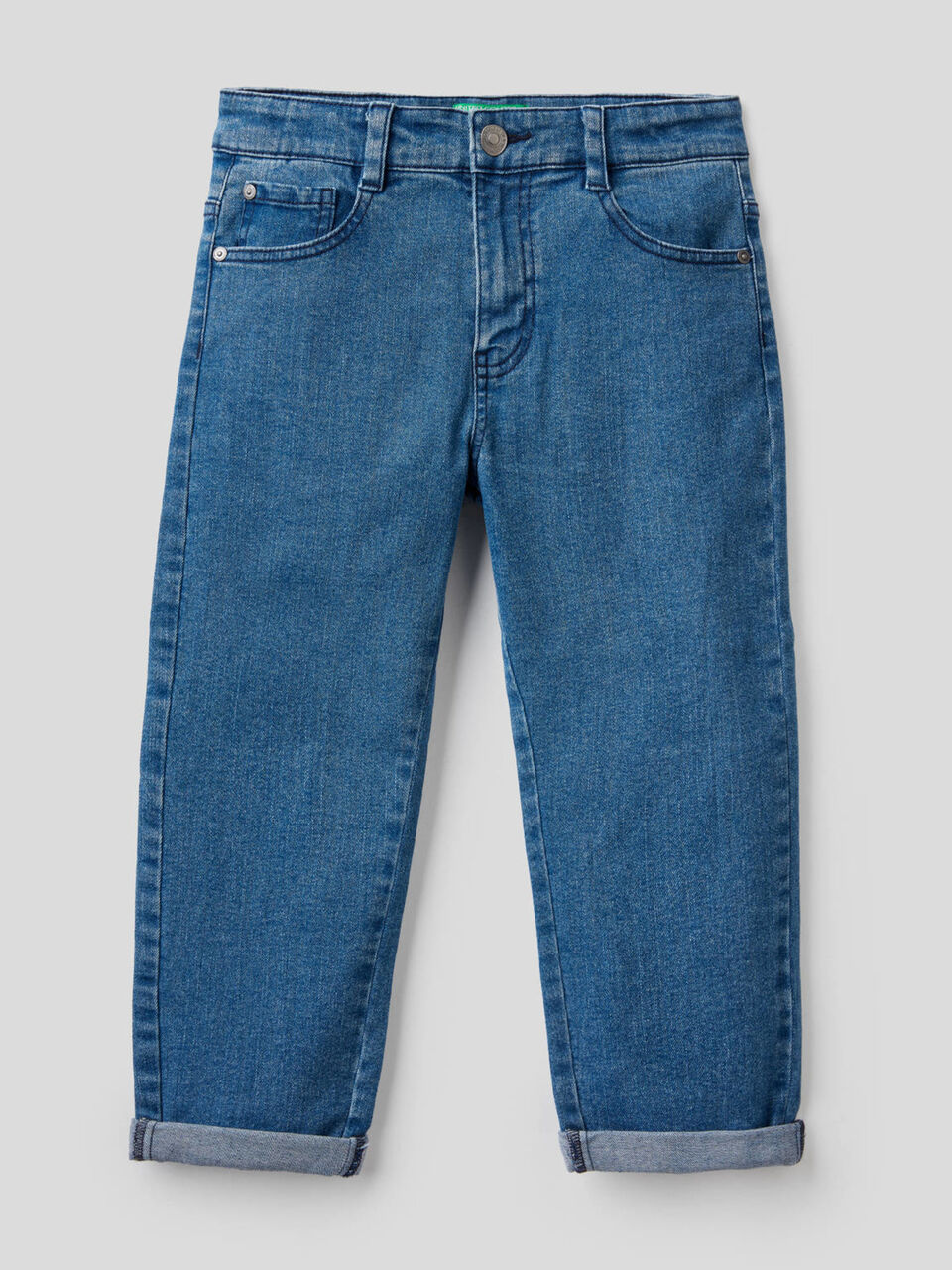Carrot fit jeans in stretch denim image number 1