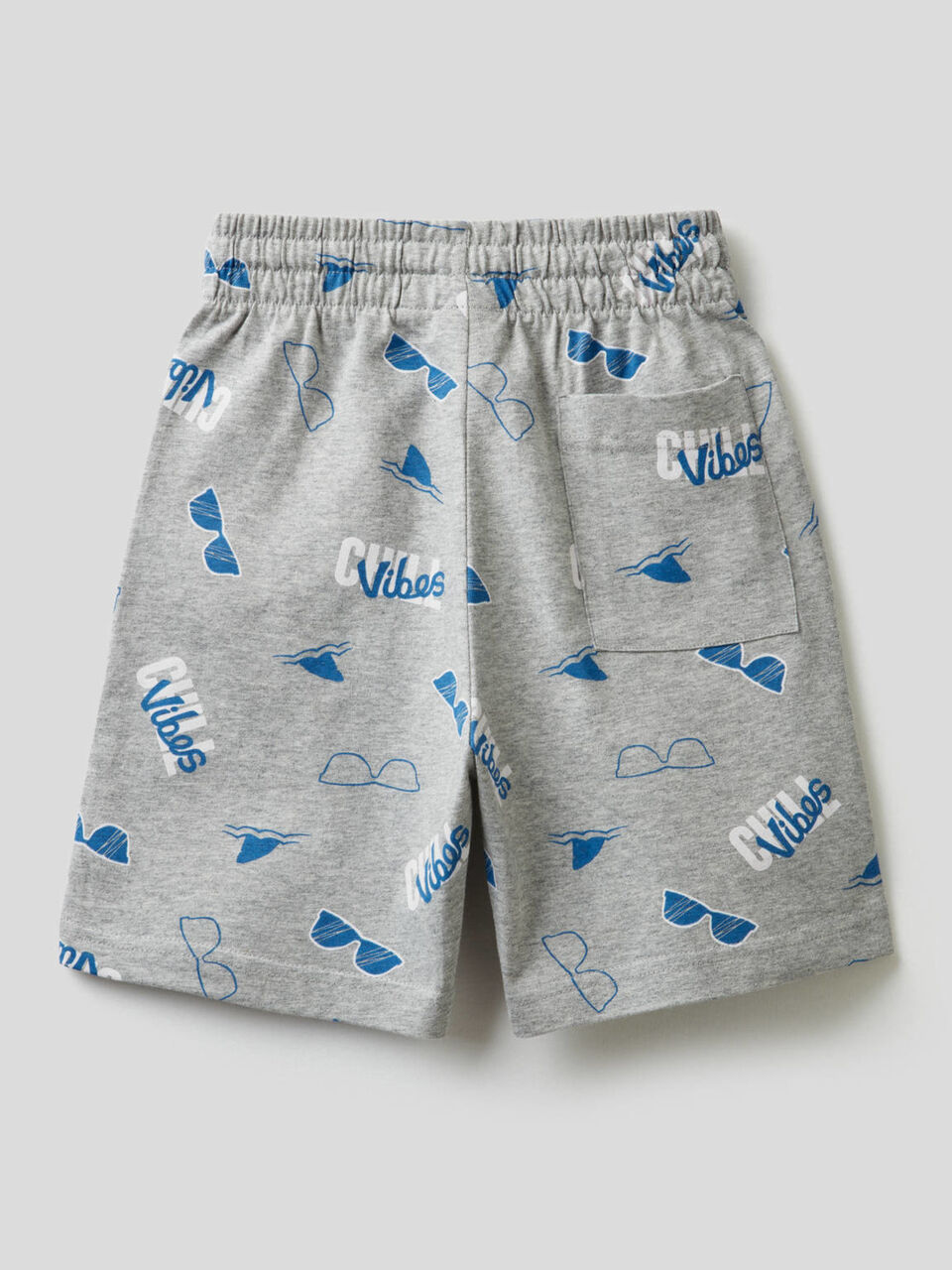 Printed 100% cotton bermudas image number 2