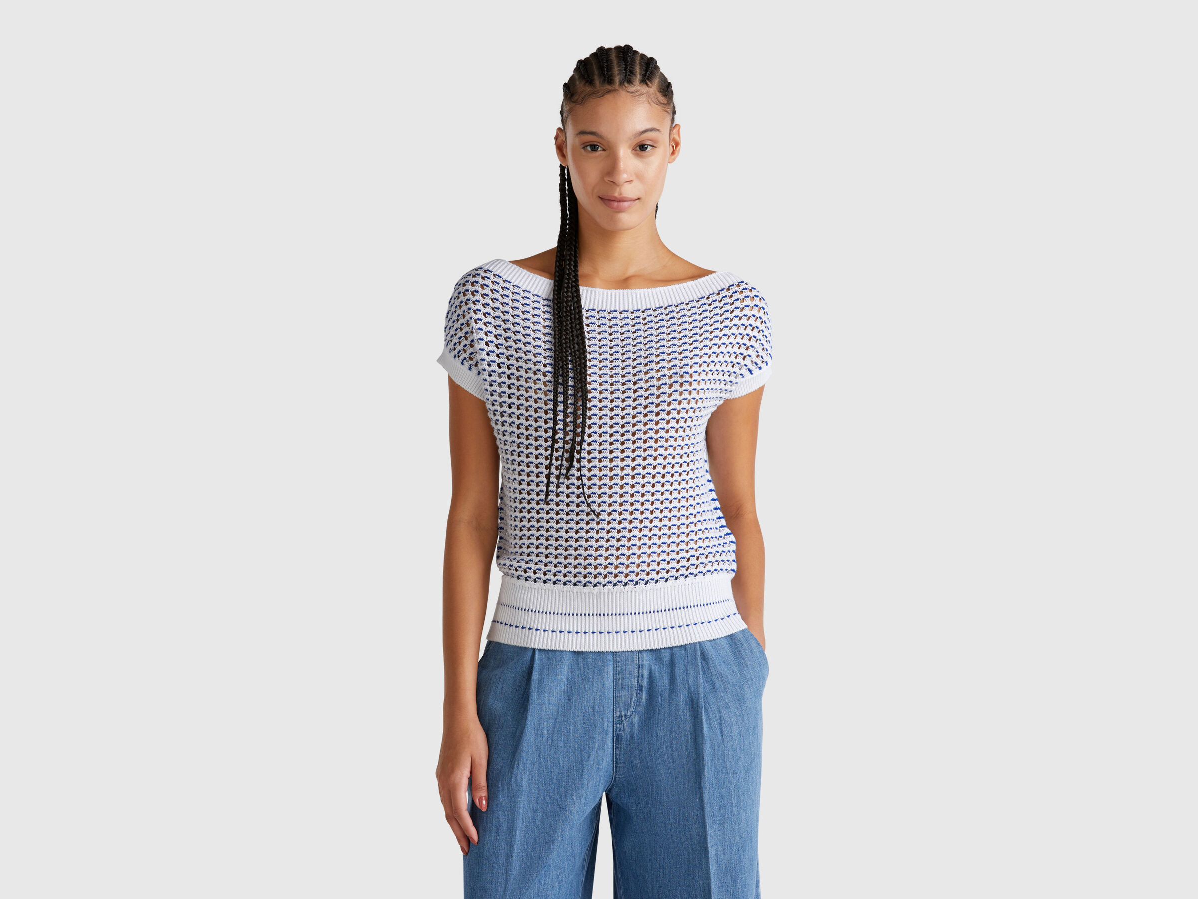 BOAT-NECK SWEATER. Women image number 0