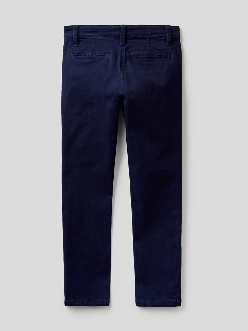 Slim fit trousers in stretch cotton image number 2