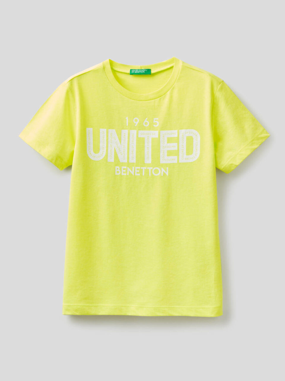 Neon t-shirt with printed logo image number 1