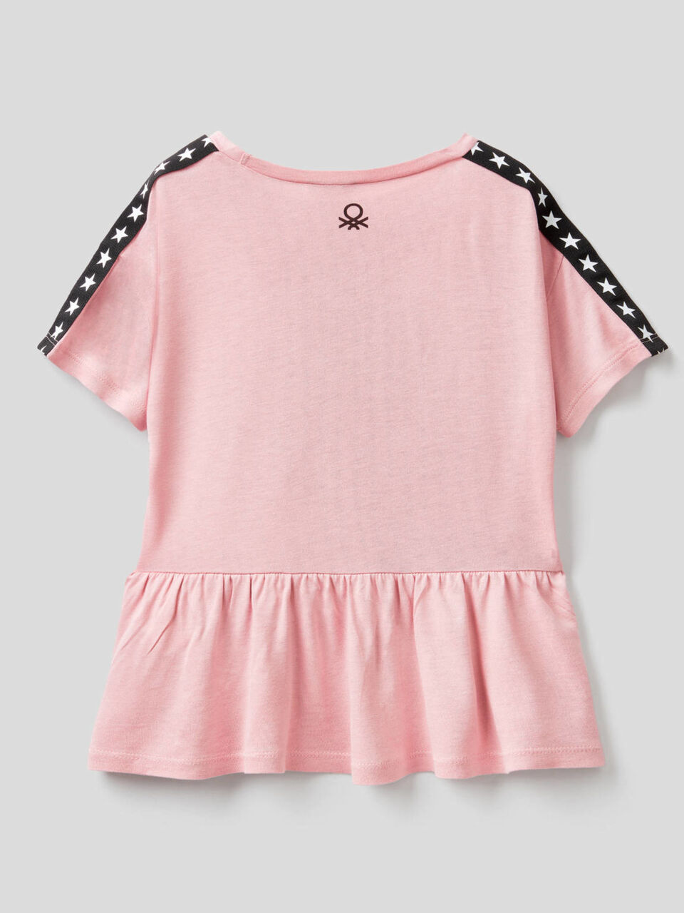 Wide t-shirt with frill image number 2